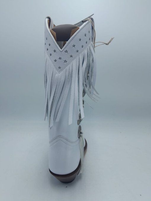 X Blanco franges
