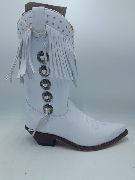 X Blanco franges