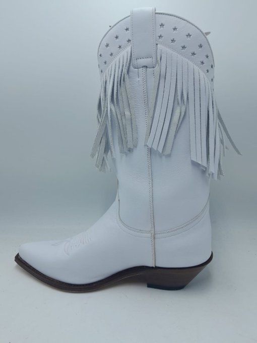 X Blanco franges