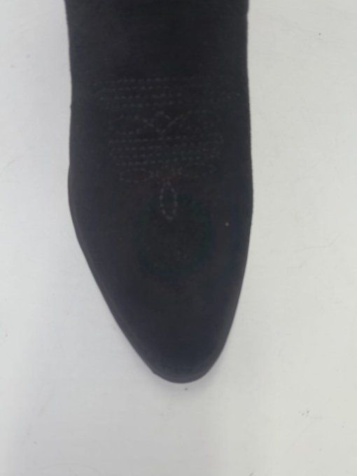 Botte façon daim black