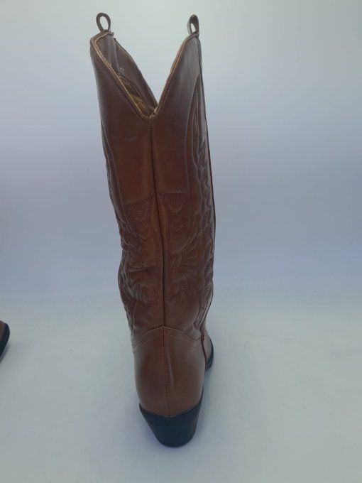 Botte haute camel