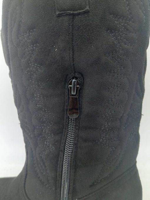 Botte façon daim black