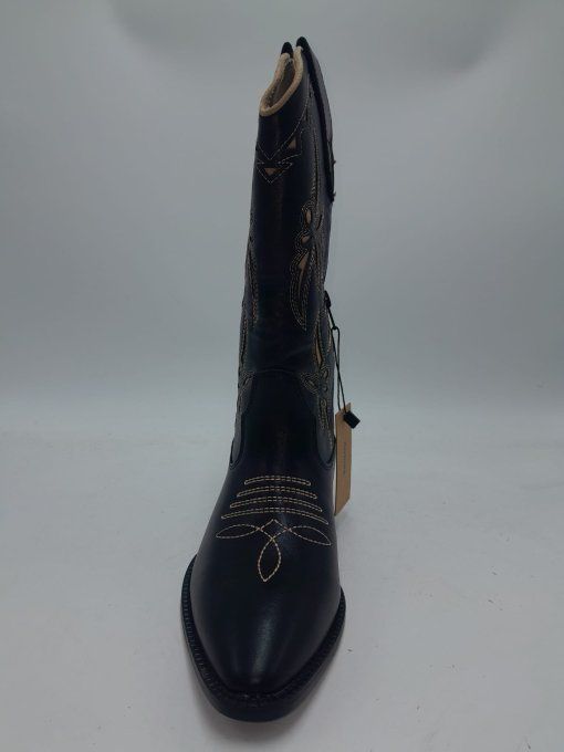 Botte noir florales
