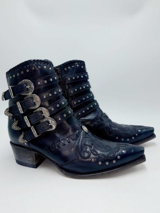 Rustic Tila noir (4 boucles)