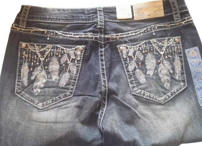 " Jeans Plume "