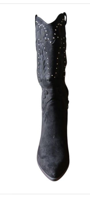 Botte noir à strass (2)