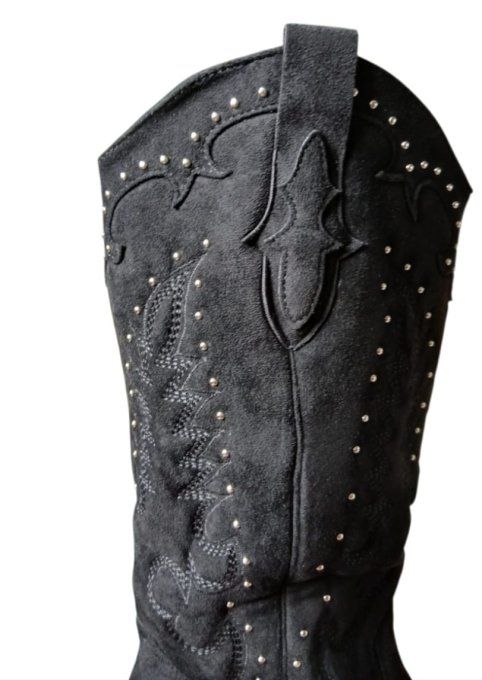 Botte noir à strass (2)