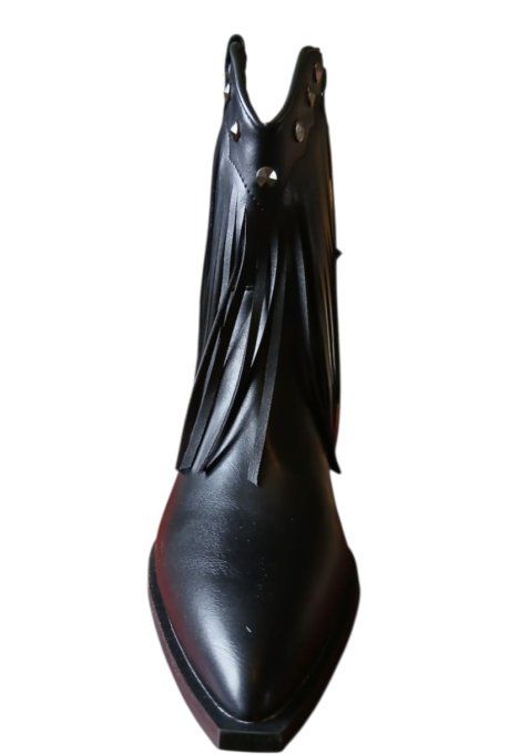 Bottine à franges noir