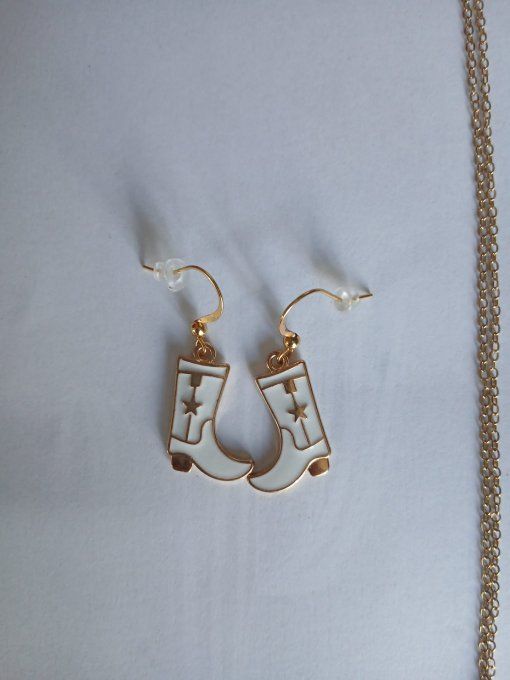 Parure botte blanche