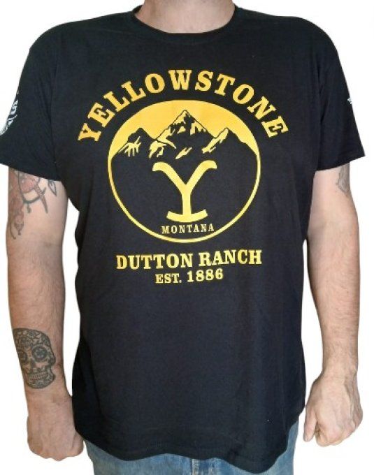Tee - Shirt " -- Yellowstone Montagne dutton ranch