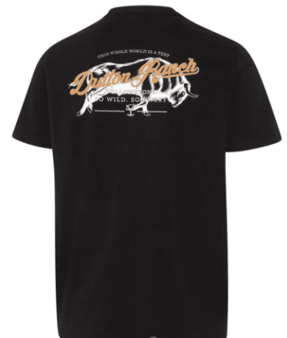 Tee-shirt "Yellowstone -So wild so angry black-"