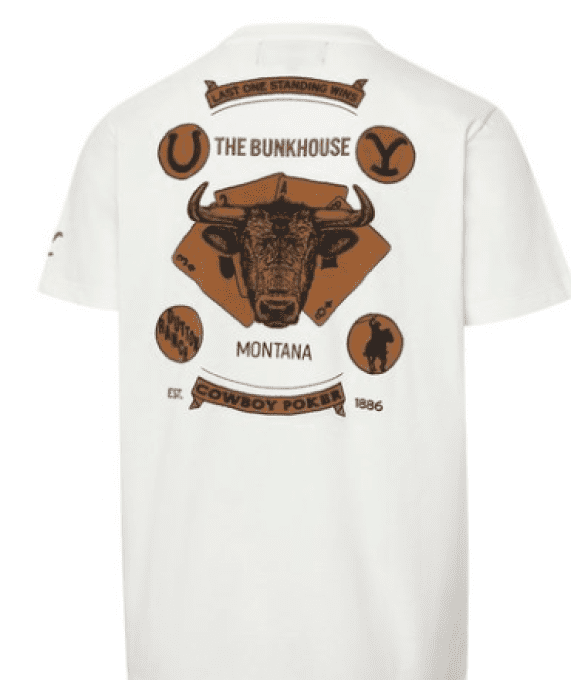 Tee-shirt "Yellowstone -The bunkhouse- "
