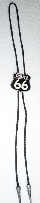 Cravate bolotie noir Route 66 