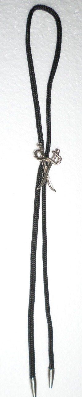 Cravate bolotie en laine épée (sabre)
